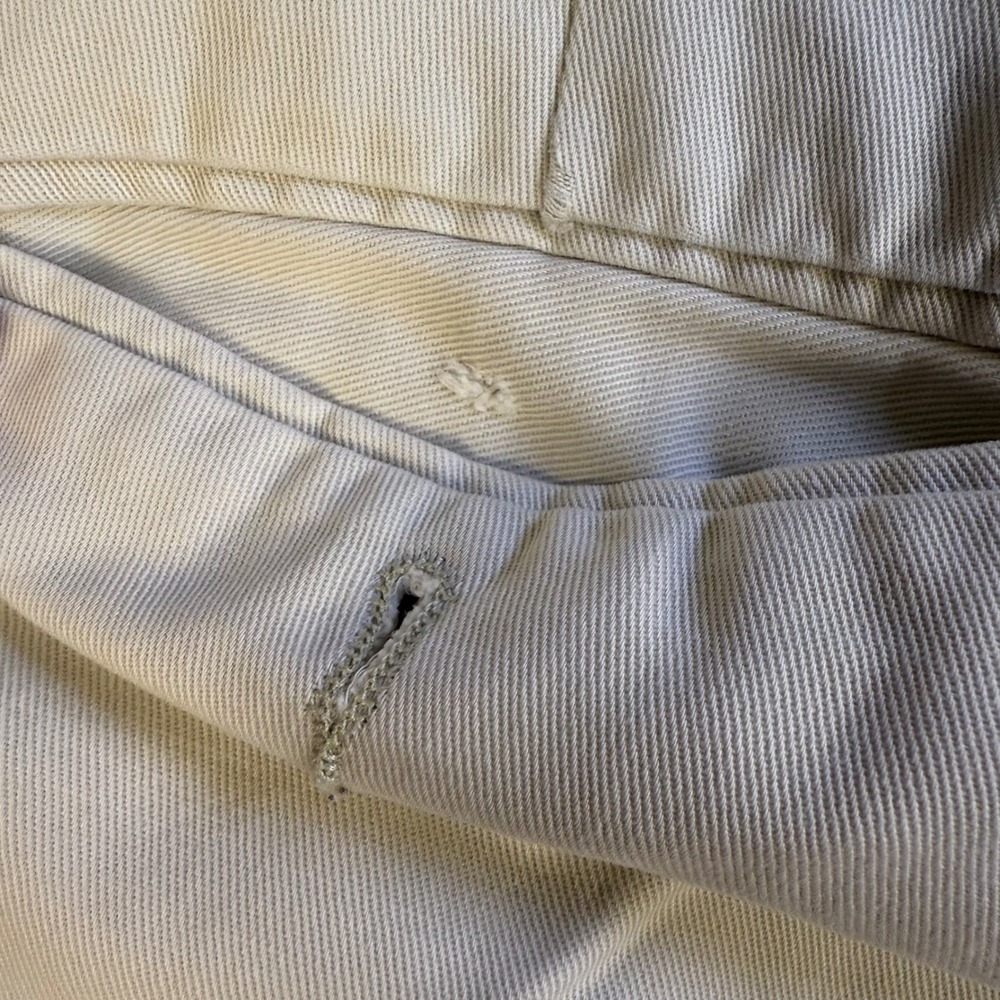 VTG Dockers Individual Fit Dress‎ Pants Men's W38 L32 Beige Stretch Waistband - Picture 10 of 11